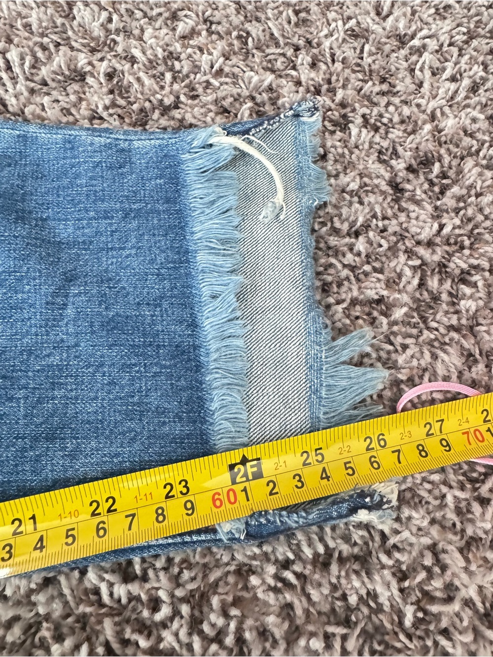 Cello Destructed Raw Hem Crop High Rise Jeans Ripped Destroyed 11 30 - Picture 10 of 10